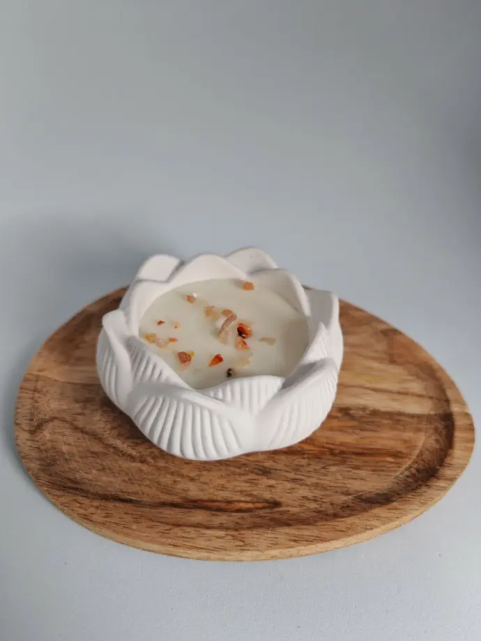 Fleur de Lotus Monoï pêche