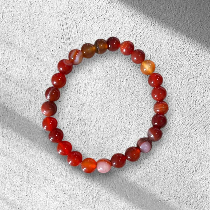 Bracelet Cornaline - Énergie & Vitalité