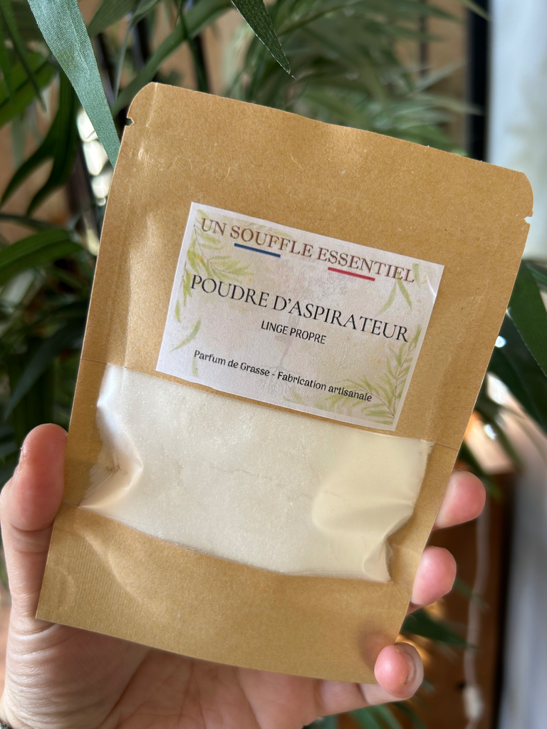 Poudre d'aspirateur parfumée Linge Frais