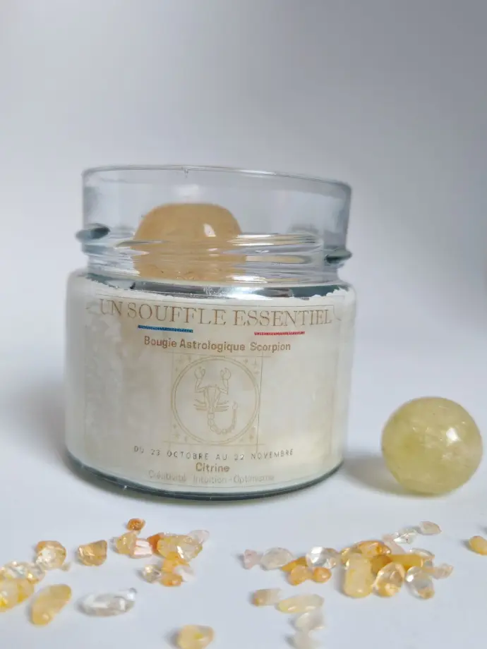 Bougie Astrologie Scorpion