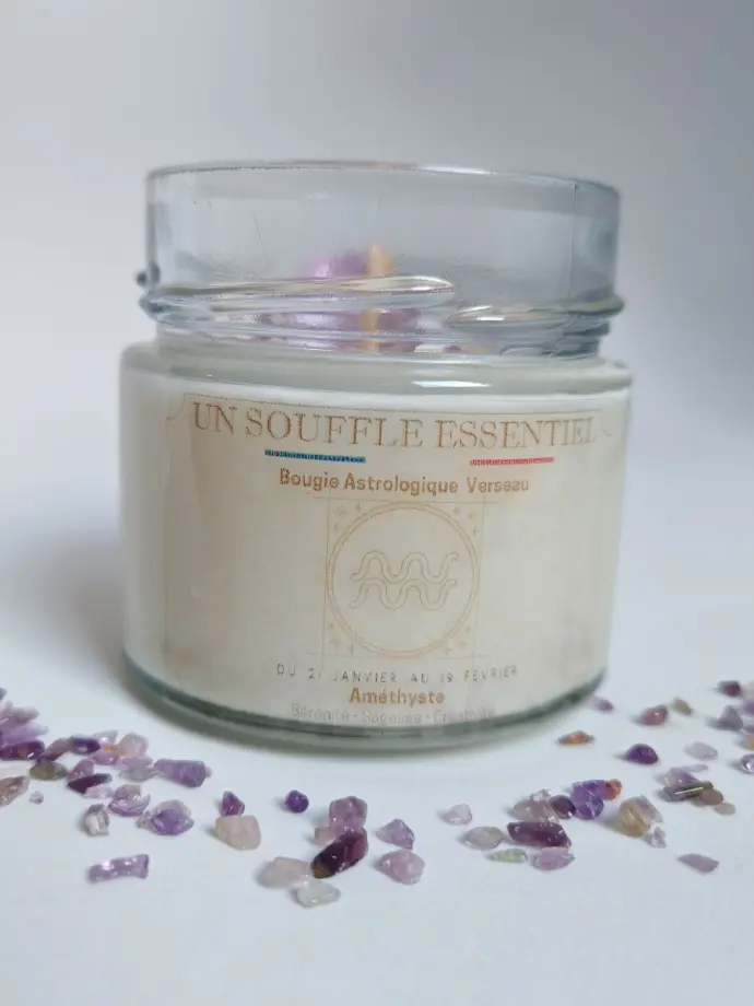 Bougie Astrologie Verseau